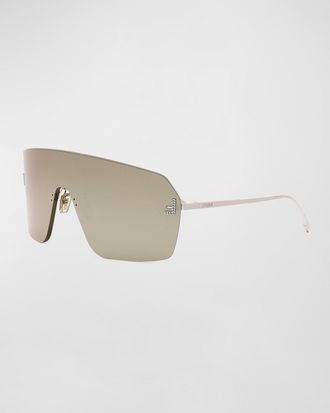 Fendi Mens Fendi First Metal Shield Sunglasses