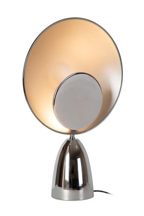 Lucide L&aacute;mpara de mesa de acero con 1 led integrado, cromo