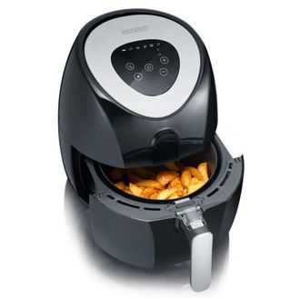 Severin Fritadora Air Fryer Sin Aceite 1500w 3,2l 6prog Negro Severin 2430