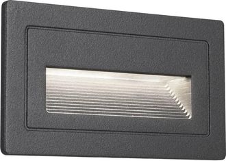 Paulmann Aplique Empotrable Led Exterior Negro 4w