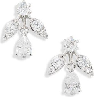 Nadri Olivia Small Drop Earrings in Rhodium at Nordstrom Rack