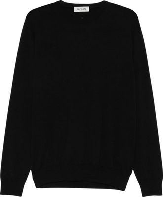 Premiata Truien & Vesten, Heren, Zwart, M, Wol, Pmg 48 Ronde hals Trui