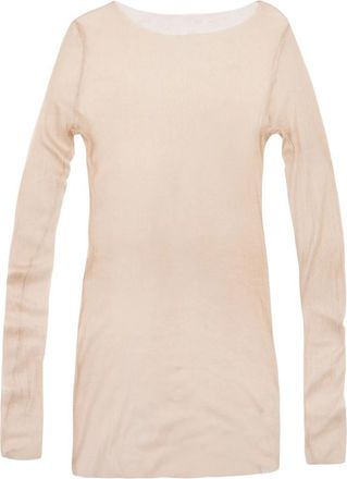 Cortana T de Tul Top - Dames - Longsleeves - Beige - L - Nylon - Tops