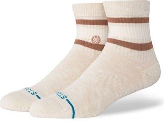 Stance Boyd Quarter Socks in Cream at Nordstrom, Size Medium