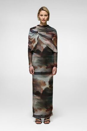 Daska Capella Dress in Black Blur Print at Nordstrom, Size Medium