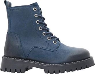 Ten Points Penny Lace Suede Boots Freizeitstiefel f&uuml;r Damen | blau