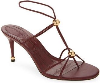 Steve Madden Ramos Strappy Sandal in Wine at Nordstrom, Size 6.5