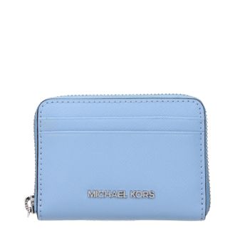 Michael Kors Jet Set Travel Damens Dokumentenhalter aus blauem Leder/Soft Sky