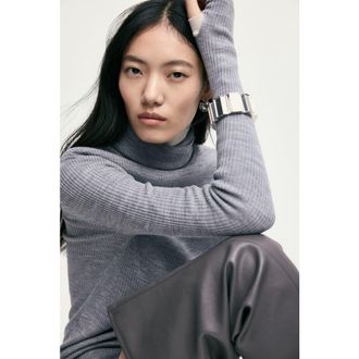H&M Chunky Bracelet in Silver-Colored at Nordstrom