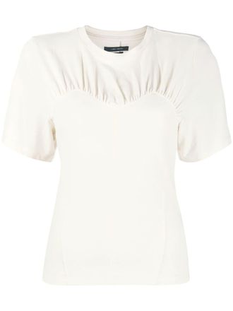 Isabel Marant T-shirt met vlakken - Wit