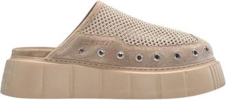 INUIKII Schoenen, Heren, Beige, 40 EU, Leer, Matilda Mule Net