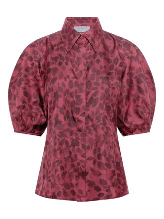 Gabriela Hearst Sansi puff-sleeve blouse - Pink