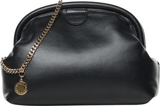 Stella McCartney Falabella Padded Clutch - Dames - Clutches - Zwart - ONE Size - Polyester - Tassen