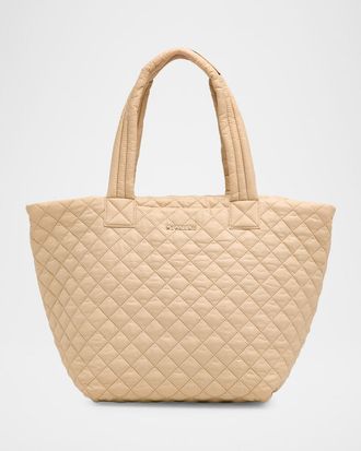 MZ Wallace Medium Metro Tote Deluxe Quilted Tote Bag
