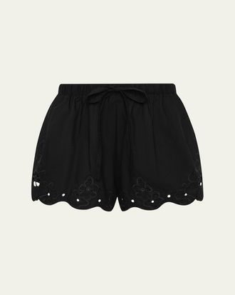 Sir. Klara Embroidered Mini Shorts