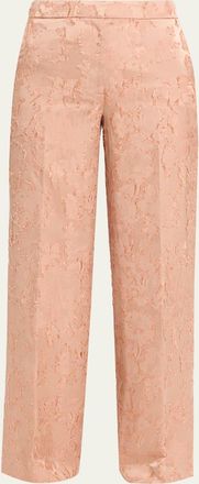 Kobi Halperin Alma Wide-Leg Fringe Jacquard Pants