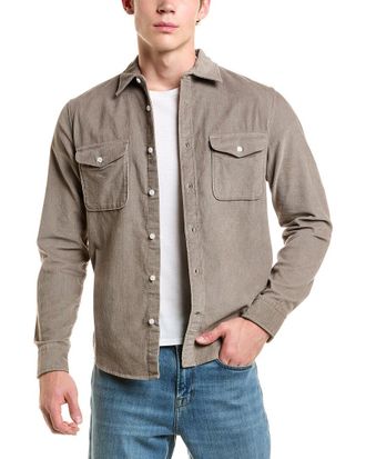 Reiss Dante Twin Pocket Cord Casual Shirt