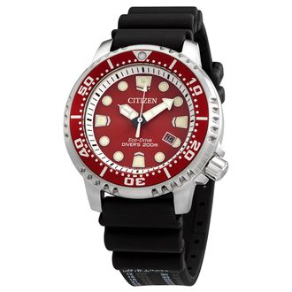 Citizen Eco-Drive Promaster Red Dial Mens Watch BN0159-15X