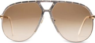 Alpina M1 studded sunglasses - Silver