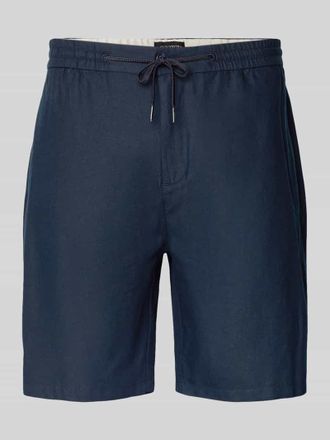 Scotch & Soda Shorts aus Baumwoll-Leinen-Mix Modell FAVE in Marine, Gr&ouml;&szlig;e 30