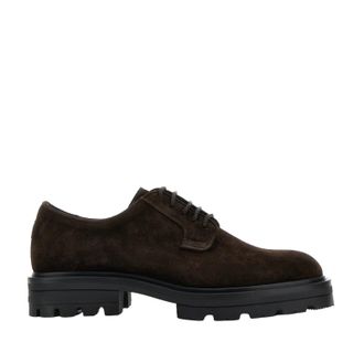 Hogan Refined Lace-Up Shoes In Distinctive Palissandro Tone