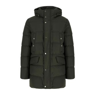 Moorer Hombre, Abrigos, Verde, Talla: XL