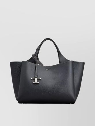 Tod's shoulder bag with adjustable strap and decorative stitching