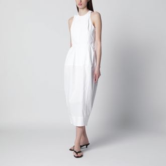 R&oacute;he Abito midi bianco in cotone