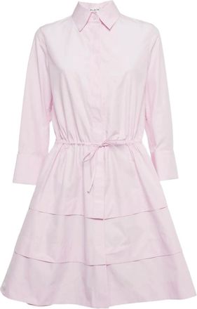 Alaia Gelaagde jurk met knopen - Roze