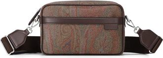 Etro Compacte Crossbody Tas - Heren - Schoudertassen - Bruin - ONE Size - Tassen