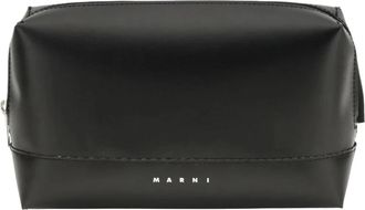 Marni Bumbag Schoudertas - Heren - Toilettassen - Zwart - ONE Size - Leer - Tassen