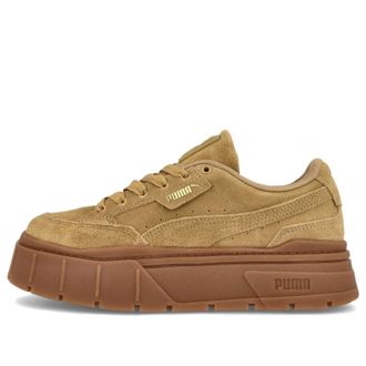 Puma (WMNS) PUMA Mayze Stack Suede Brown Gold 383983-03
