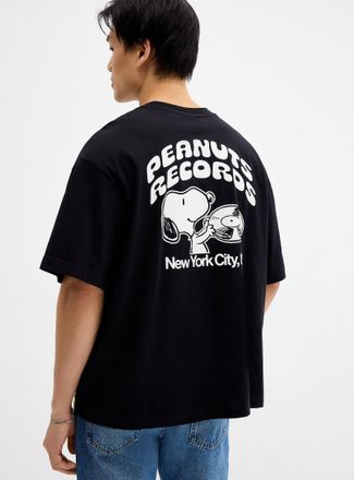 Only & Sons Mens Peanuts Record T-shirt