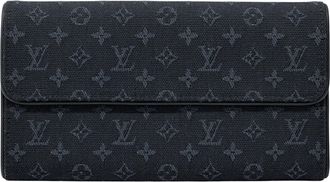 Louis Vuitton Navy Tst Blue Canvas Long Wallet (Bi-Fold) (Pre-Owned)