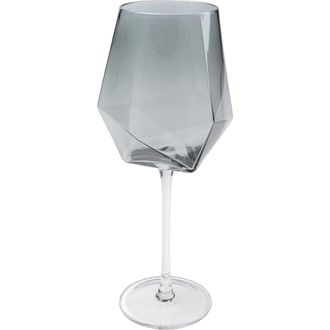 Kare Design Juego de 4 - Copa de vino de cristal ahumado