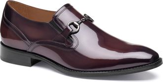 Johnston & Murphy Richland Bit Loafer in Burgundy Brush-Off Leather at Nordstrom, Size 11.5