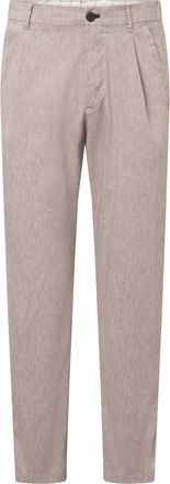 Joop Stoffhose JOOP JEANS Lead2-W, Herren, Gr. 32, L&auml;nge 32, braun (beige meliert), Web, Obermaterial: 40% Baumwolle, 27% Polyester, 17% Leinen, 14% Lyocel