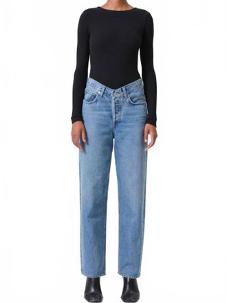 A Gold E V Waist Baggy Jeans In Fairway