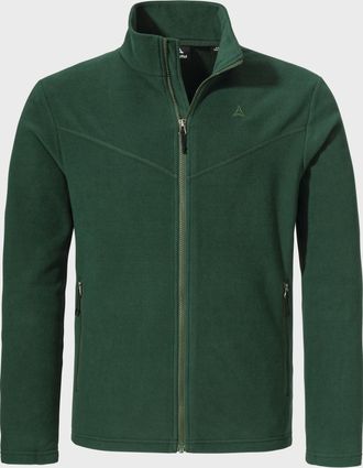 Sch&ouml;ffel Fleecejacke SCH&Ouml;FFEL Fleece Jk Style Qutang MNS, Herren, Gr. 48, 6965, gr&uuml;n, Oberstoff: 100% Polyester, regular fit, hoch geschlossener Ausschnitt, Ja