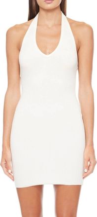 &Eacute;terne Halter Mini Dress In Beige