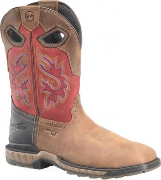 Double-H Boots Mens Symbol Work Boot - Medium In Dark Brown