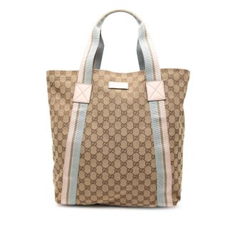 Gucci Tweedehands Gg Canvas Web Tas