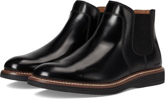 Johnston & Murphy Upton Chelsea Boots Mens Boots Black Full Grain : 10 M (D), Leather