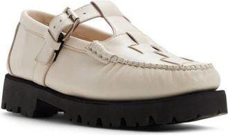 G.H. Bass & Co. Fisherman Mary Jane Shoe in Cream at Nordstrom, Size 7.5