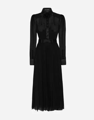 Dolce & Gabbana Abito - Woman Dresses Black Silk 40
