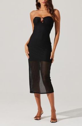ASTR the Label Kasandra Strapless Dress in Black at Nordstrom Rack, Size X-Small