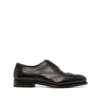 Ferragamo Mens Black Balmoral