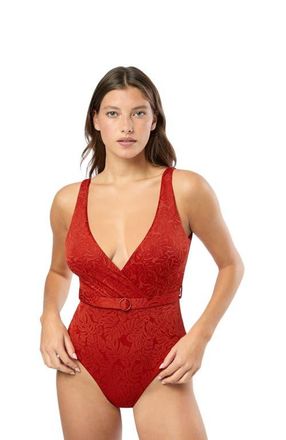 Onia Michelle One Piece in Dark Red at Nordstrom, Size X-Small