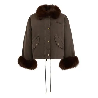 Pinko Pinko, Jassen, Dames, Bruin, XS, Coats