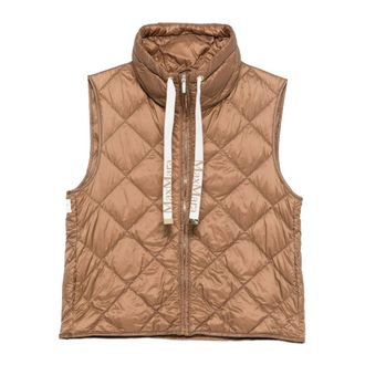 Max Mara Waistcoats Marrone-Donna